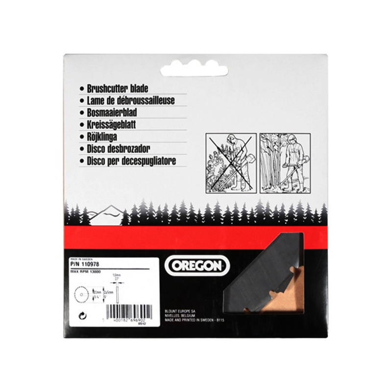Tarcza tnąca Oregon do karczowania 225mm x 20mm (110978) - Reptor.pl