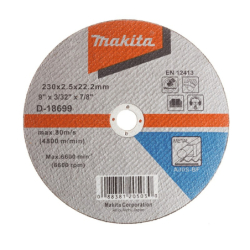 Tarcza tnąca do metalu Makita 230x2,5mm (D-18699) -Reptor Tarnobrzeg