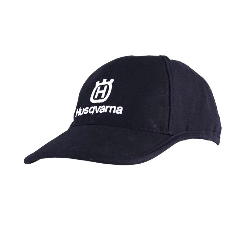 Czapka z daszkiem Husqvarna czarna