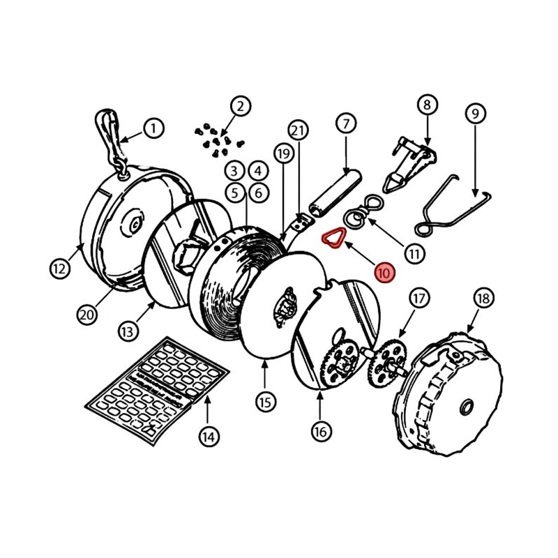 Przelotka do taśmy mierniczej Husqvarna 10szt. (505697207) - sklep