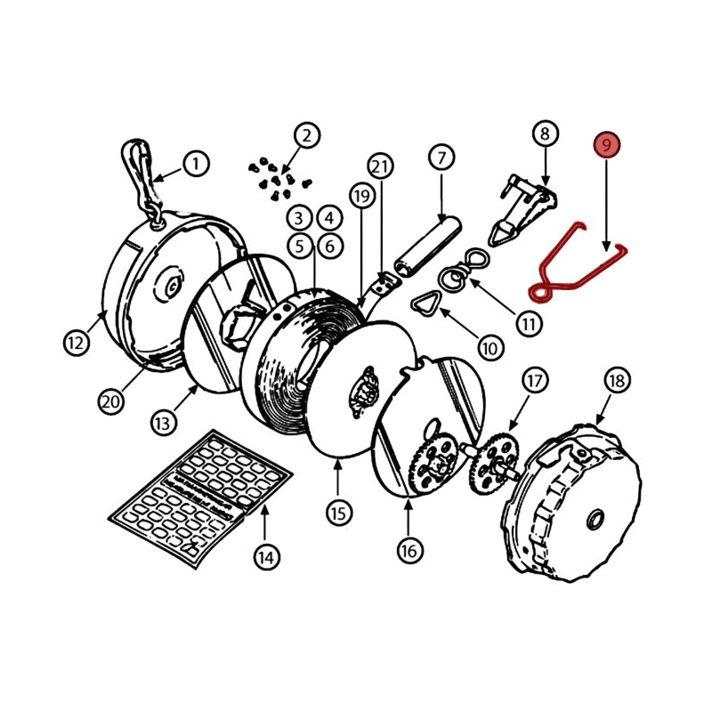 Zaczep do taśmy mierniczej Husqvarna 10szt. (5056972-09) - sklep
