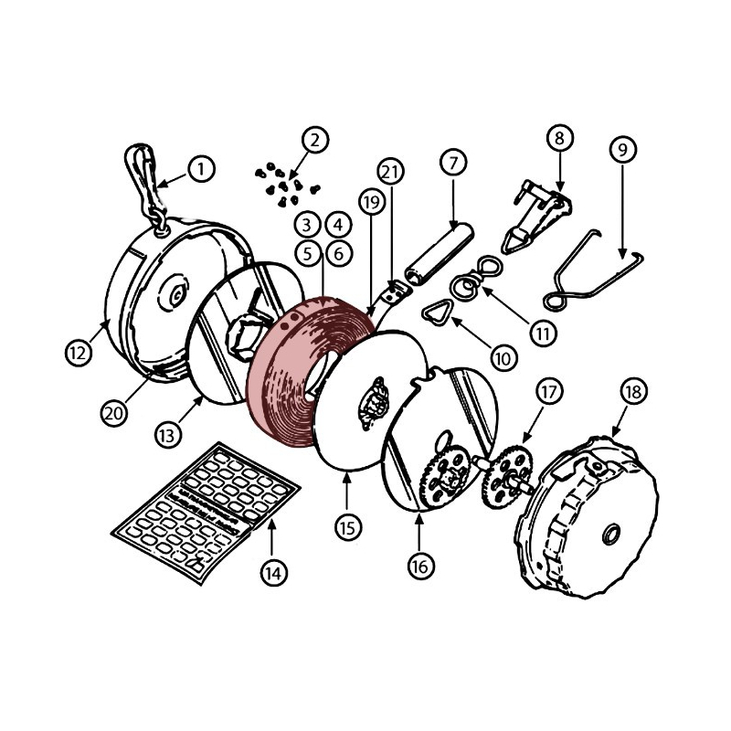 Wkład taśmy mierniczej Husqvarna 20 m (505697105) - sklep