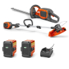 Zestaw nożyce akumulatorowe Husqvarna 215iHD45 + podkaszarka 215iL + 2 akumulatory