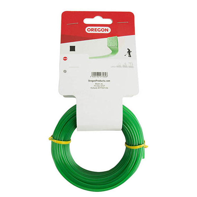 Żyłka Oregon zielona 2,7mm x 15m kwadratowa (69-470) sklep - hurtwnia
