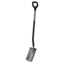 Łopata szpadel prosty Fiskars ERGO szary (1067512) - sklep Reptor