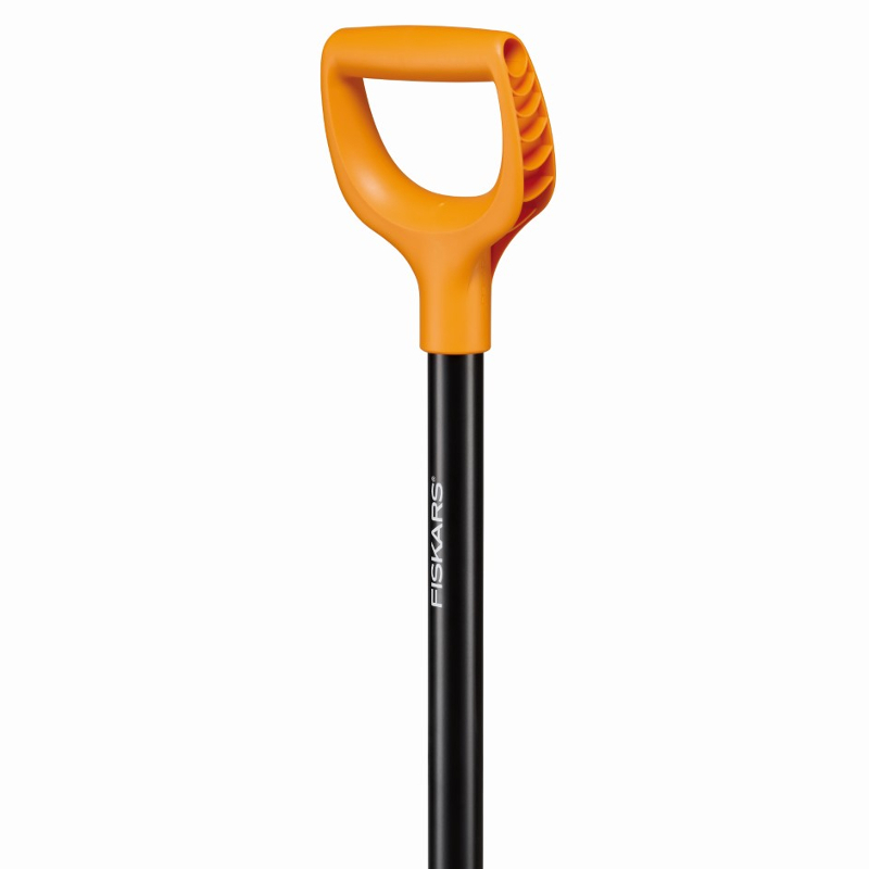 Łopata Fiskars czarna z ergonomicznym uchwytem