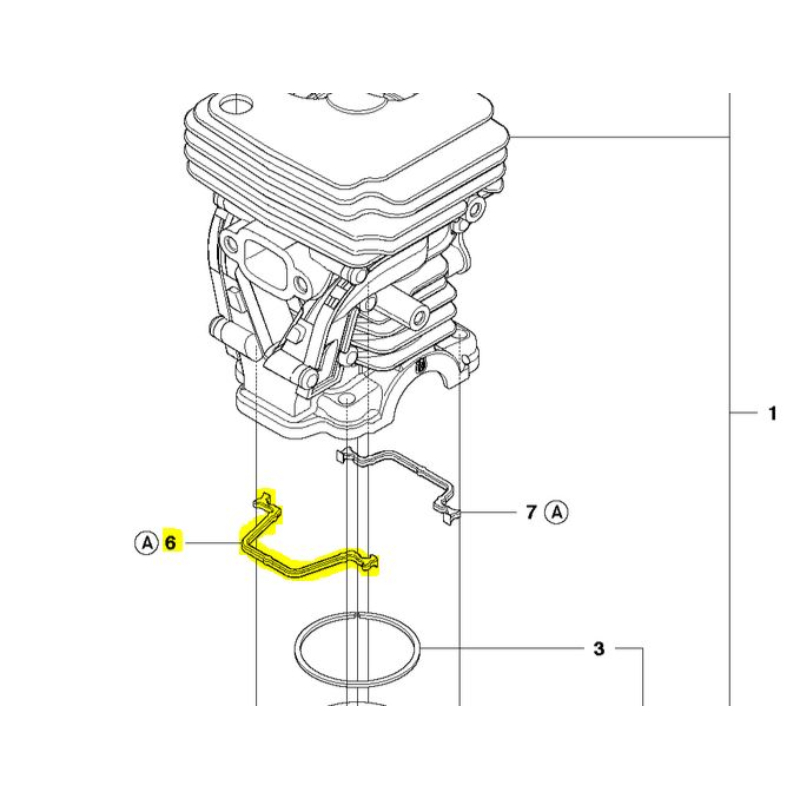 Uszczelka Husqvarna 544395901