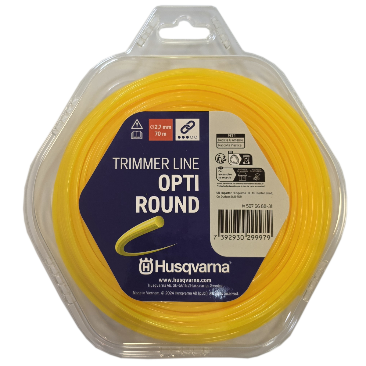 Żyłka tnąca Husqvarna Opti Round 2,7 mm
