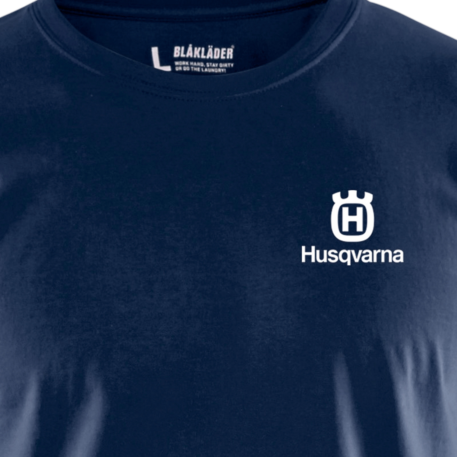Koszulka Husqvarna granatowa z małym logo