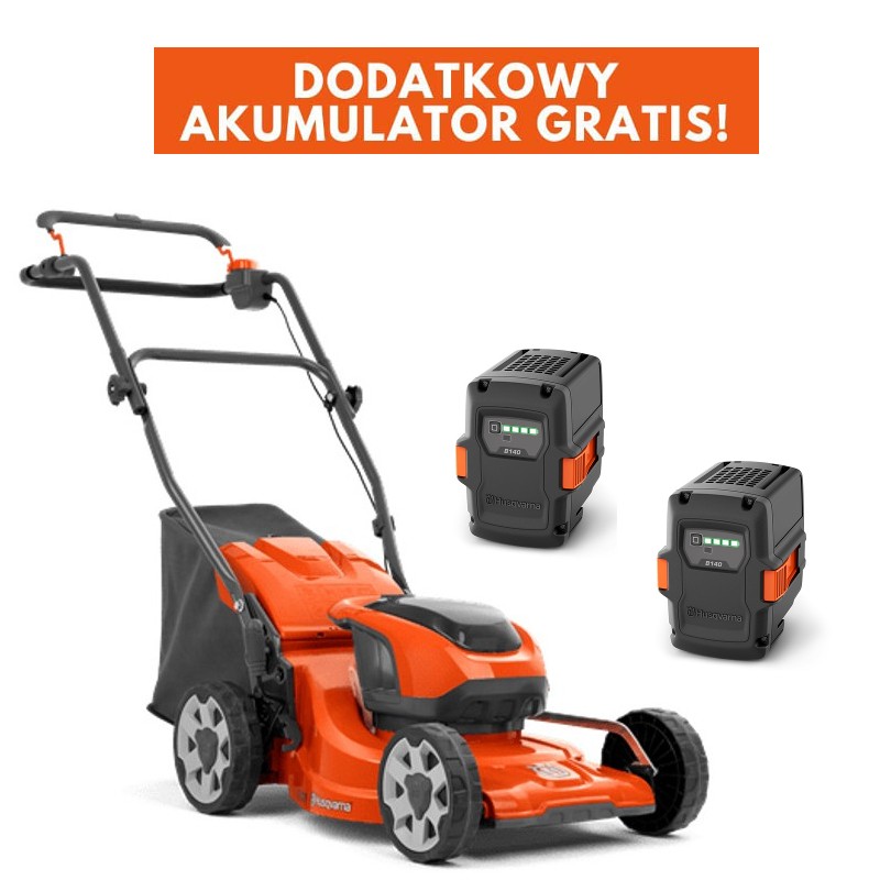 Kosiarka akumulatorowa LC 137i gratis dwa akumulatory